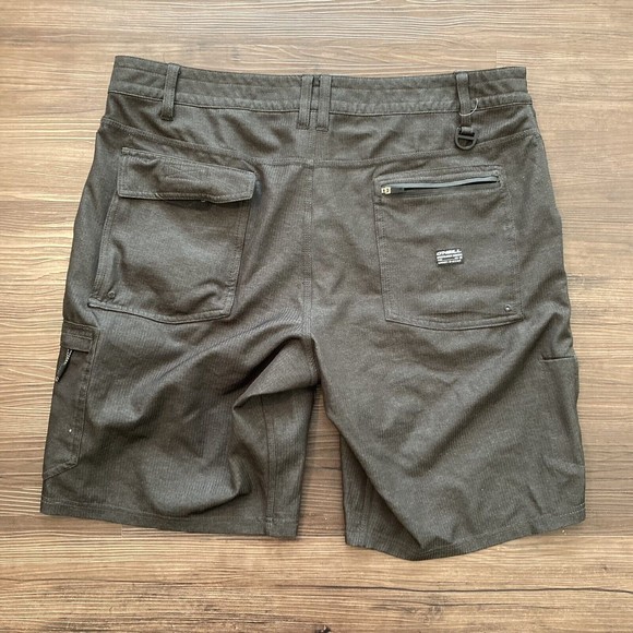 O'neill Men's Classic Walking Casual Chino Shorts Size 36 Gray Cargo Pocket - Picture 5 of 12